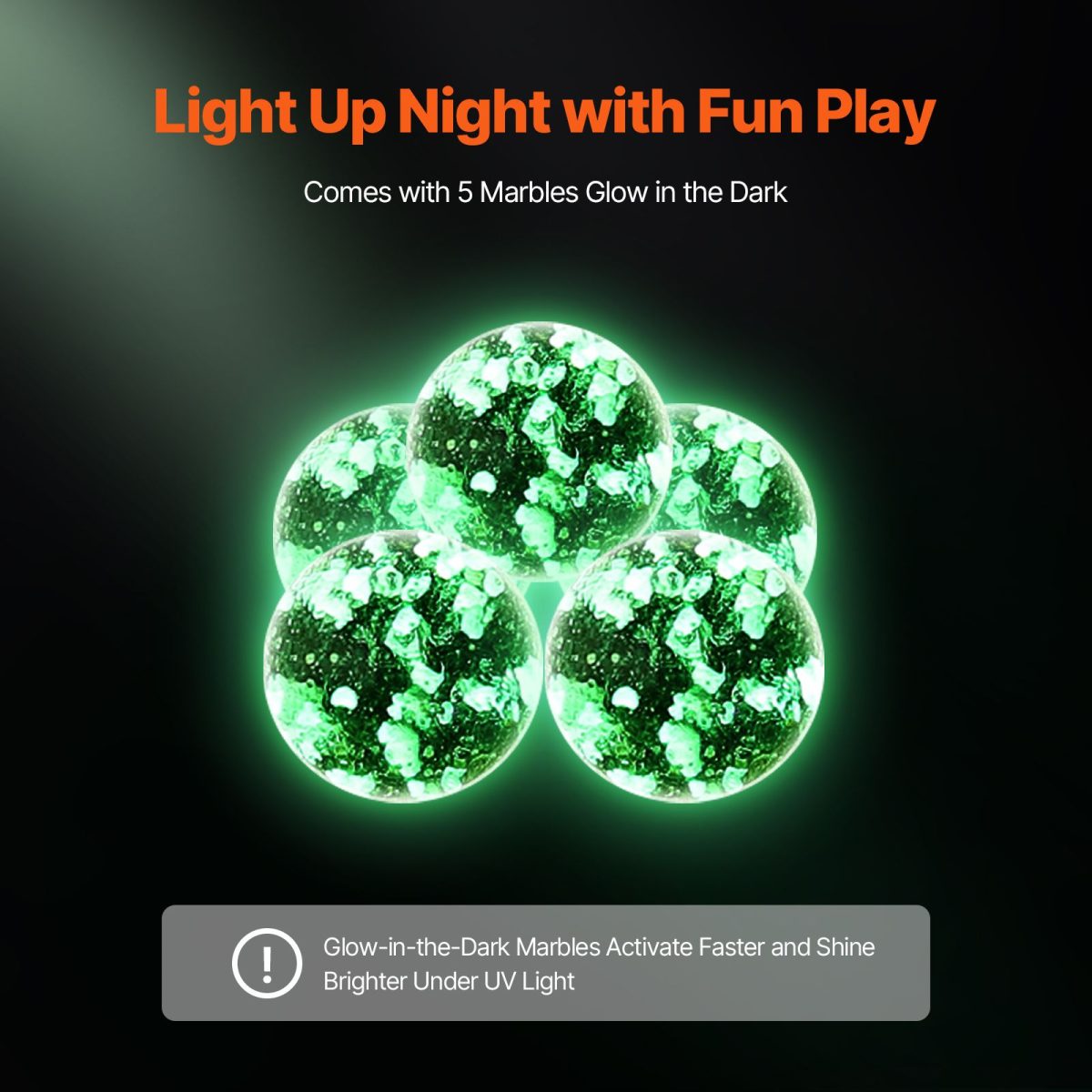 Marble Run Set, 145 Piece Marble Maze Building Block Brain Game, with 5 Glow in the Dark Marbles + 40 Glass Marbles, Educational Learning Race Track STEM Toys, for Kids, Boys, Girls Ages 3 + - Image 3
