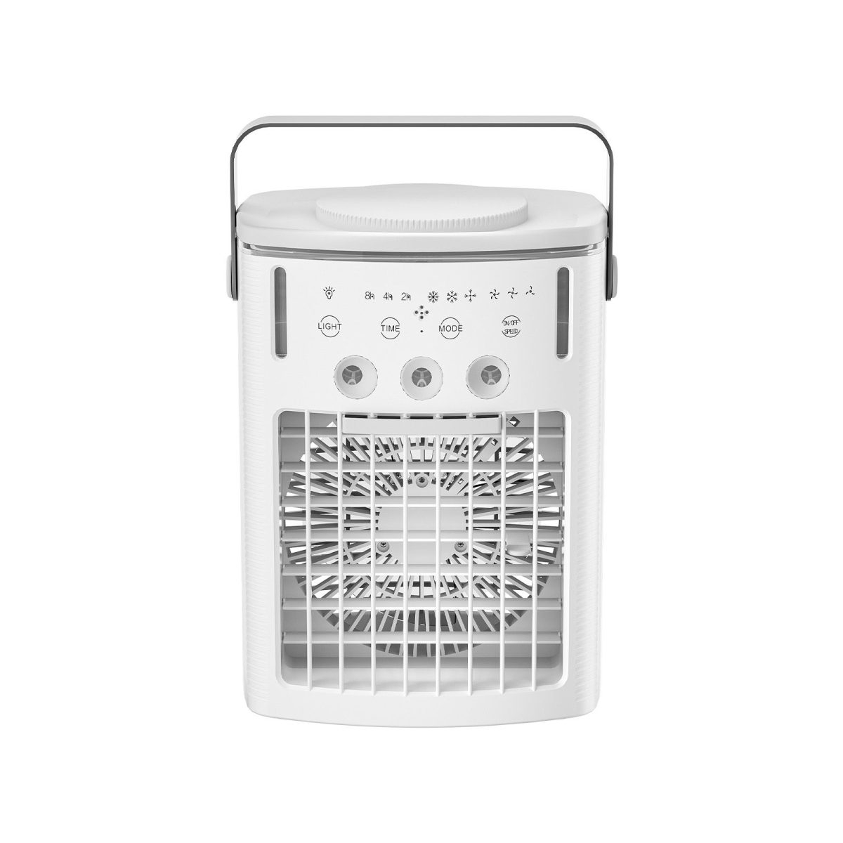 Portable Air Conditioner, 4-in-1 Evaporative Air Cooler with Remote Control, 3-Speed Mini Air Conditioner with Timer, 3 Mist Levels, 1L Water Tank, 120° Oscillating Mini AC Fan for Desktop Home - Image 11