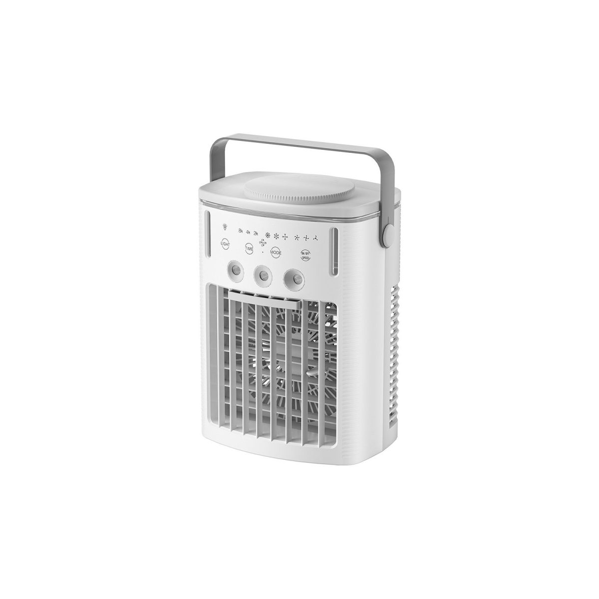 Portable Air Conditioner, 4-in-1 Evaporative Air Cooler with Remote Control, 3-Speed Mini Air Conditioner with Timer, 3 Mist Levels, 1L Water Tank, 120° Oscillating Mini AC Fan for Desktop Home - Image 9