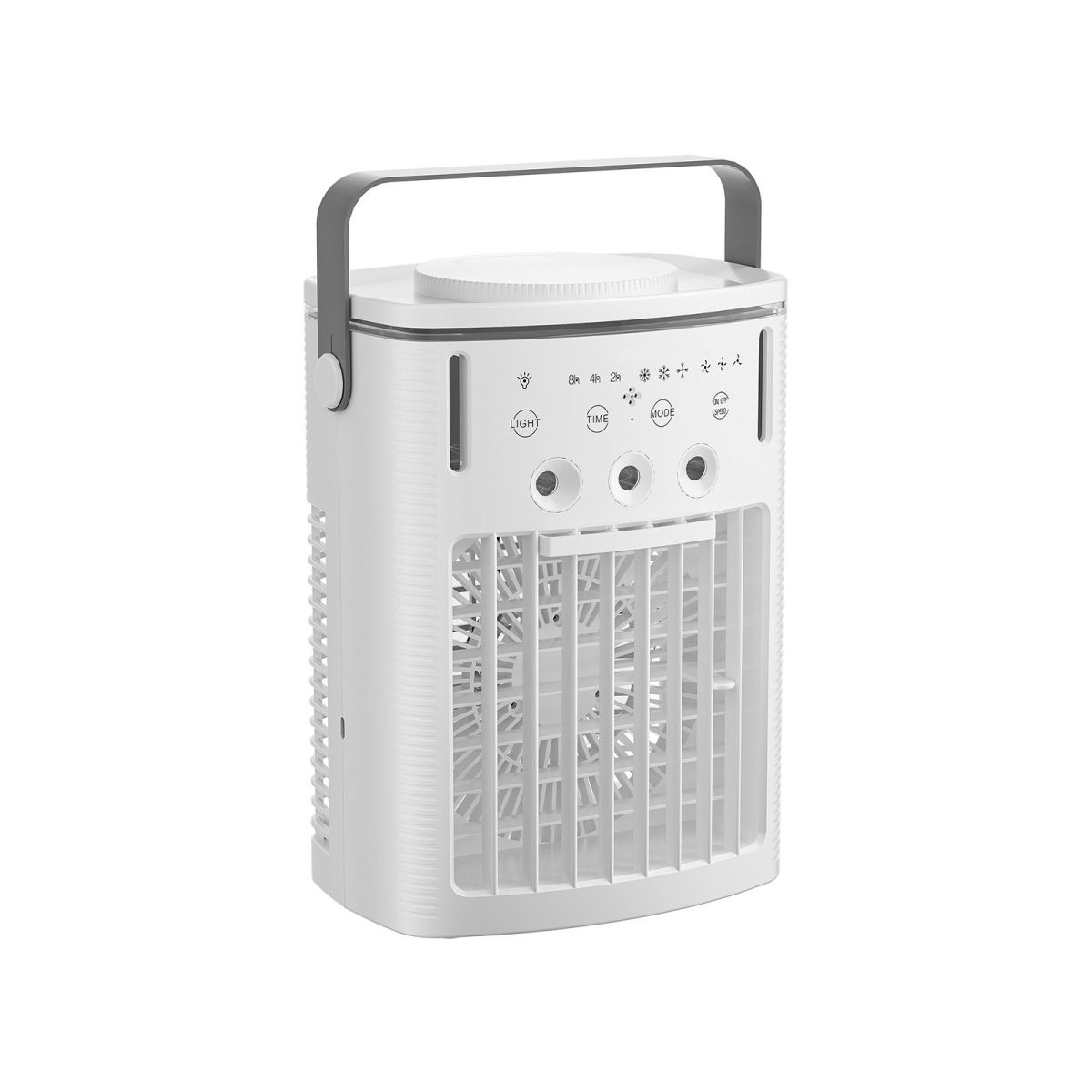 Portable Air Conditioner, 4-in-1 Evaporative Air Cooler with Remote Control, 3-Speed Mini Air Conditioner with Timer, 3 Mist Levels, 1L Water Tank, 120° Oscillating Mini AC Fan for Desktop Home - Image 10