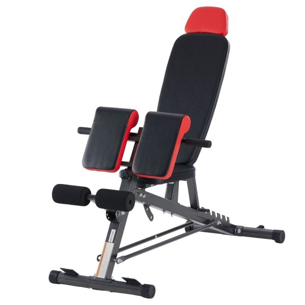 Multifunctional Bench Press Bench, Adjustable Bench for Supine, Prone, And Flat Positions, High-Intensity Back Extension Roman Chair, Foldable Sit-Up Bench, All-In-One Full-Body Workout Equipment for