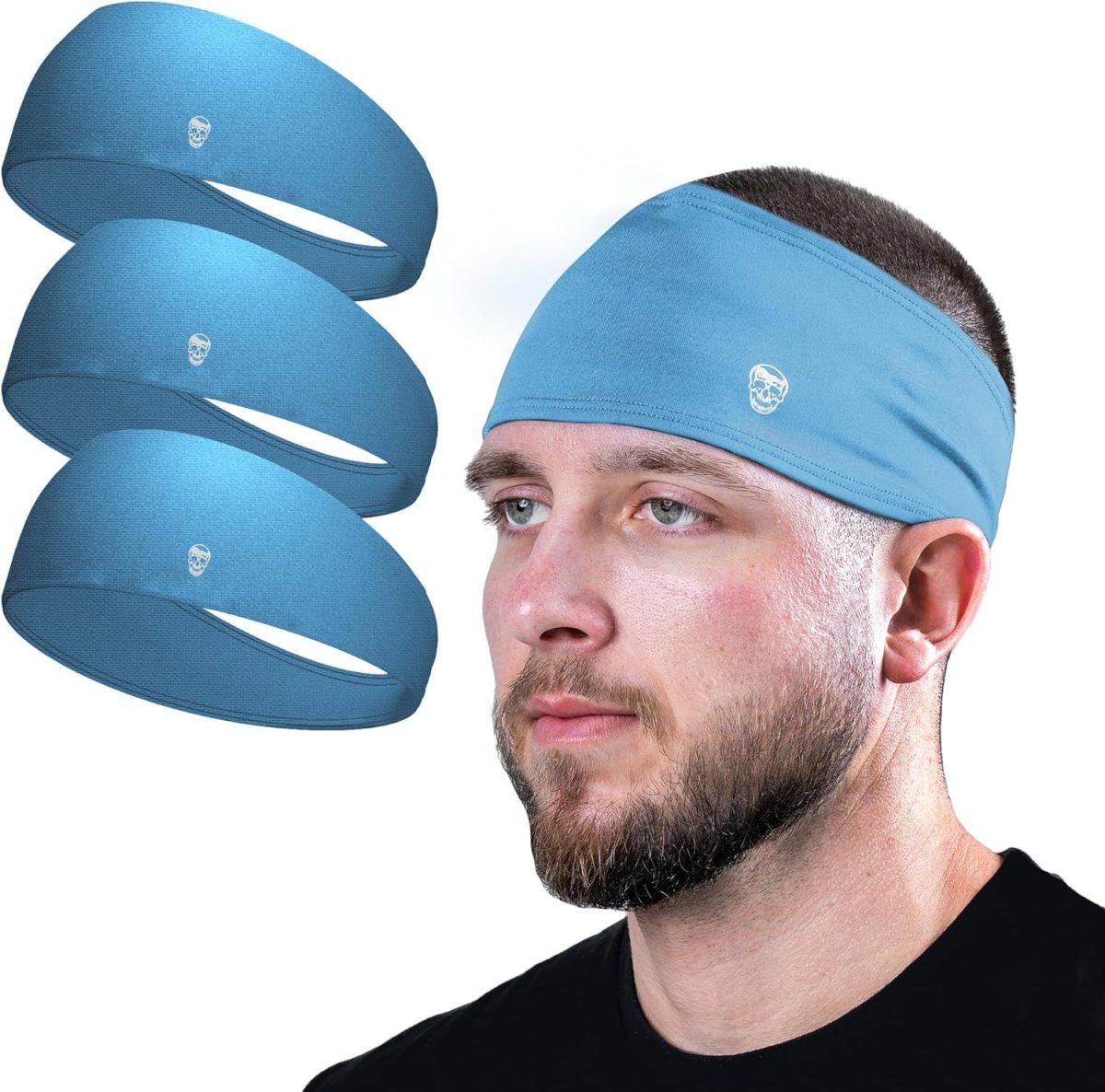 Workout Headbands for Men & Women-Comfortable Sweat Absorbing Band to Keep Hair Back During Running Sports Gym Cycling and Outdoor Activities - Image 19