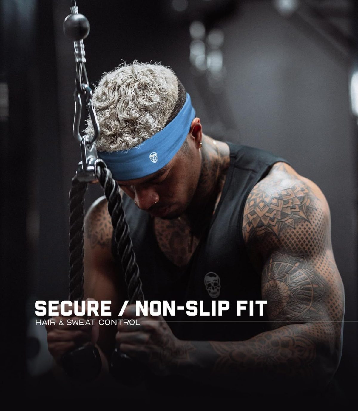 Workout Headbands for Men & Women-Comfortable Sweat Absorbing Band to Keep Hair Back During Running Sports Gym Cycling and Outdoor Activities - Image 21
