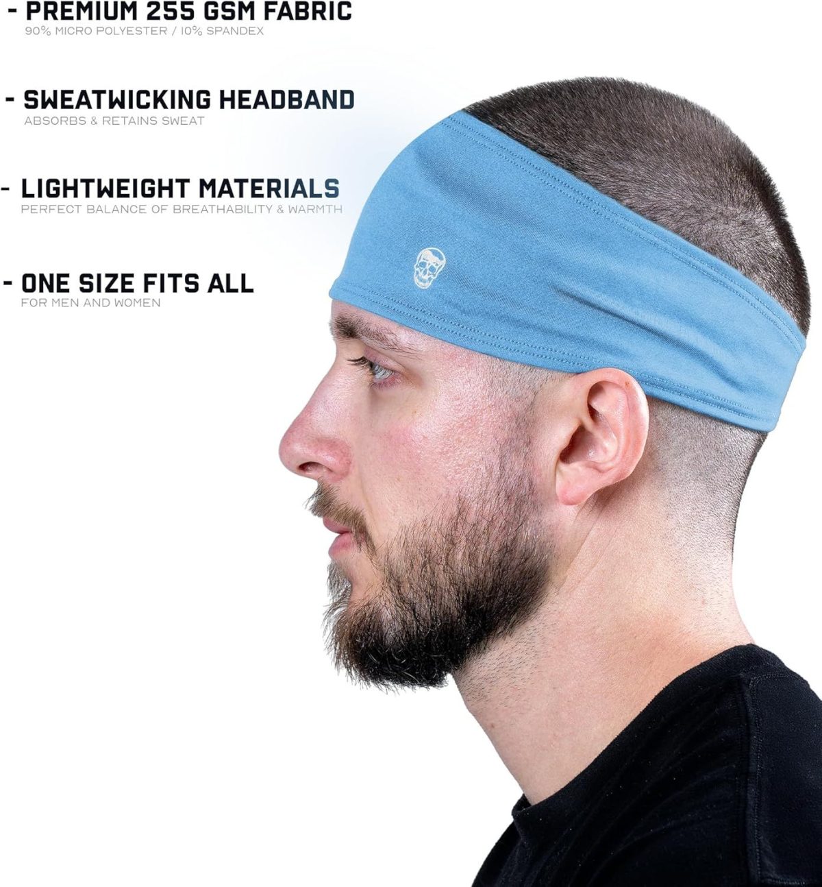 Workout Headbands for Men & Women-Comfortable Sweat Absorbing Band to Keep Hair Back During Running Sports Gym Cycling and Outdoor Activities - Image 23