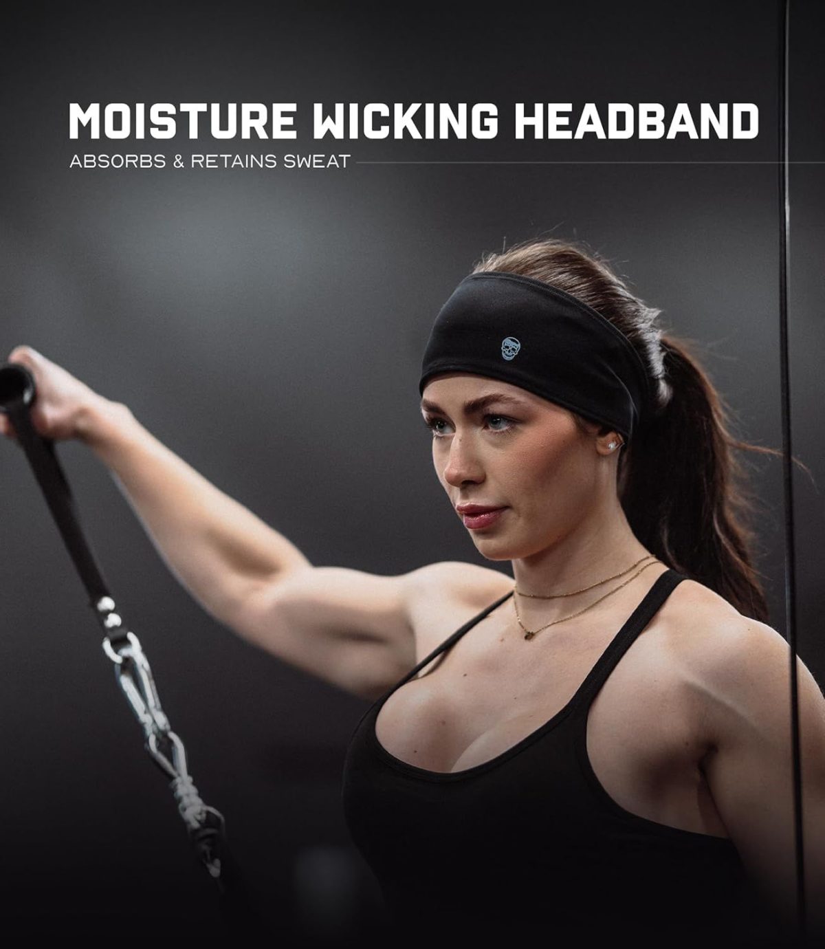 Workout Headbands for Men & Women-Comfortable Sweat Absorbing Band to Keep Hair Back During Running Sports Gym Cycling and Outdoor Activities - Image 32