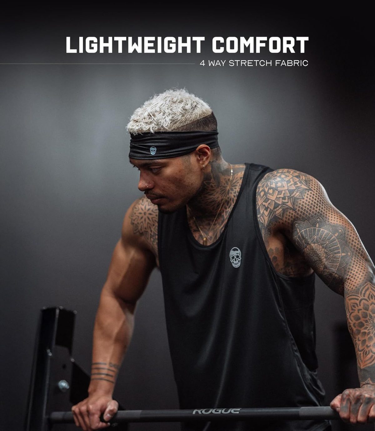 Workout Headbands for Men & Women-Comfortable Sweat Absorbing Band to Keep Hair Back During Running Sports Gym Cycling and Outdoor Activities - Image 35