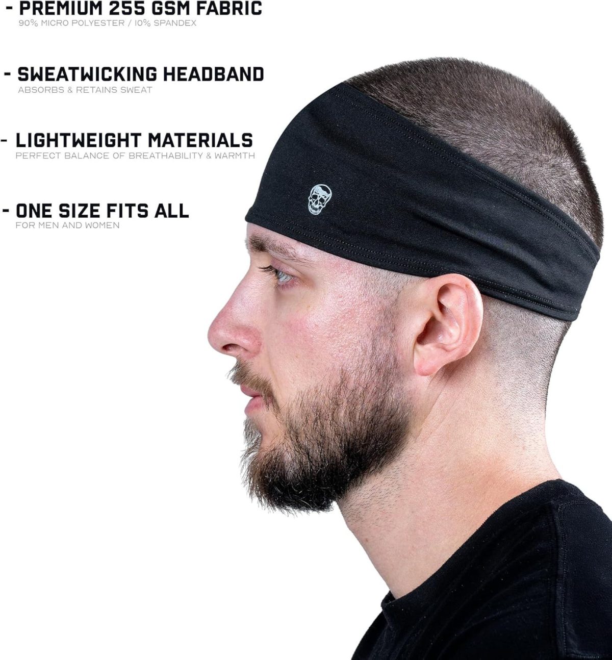 Workout Headbands for Men & Women-Comfortable Sweat Absorbing Band to Keep Hair Back During Running Sports Gym Cycling and Outdoor Activities - Image 36