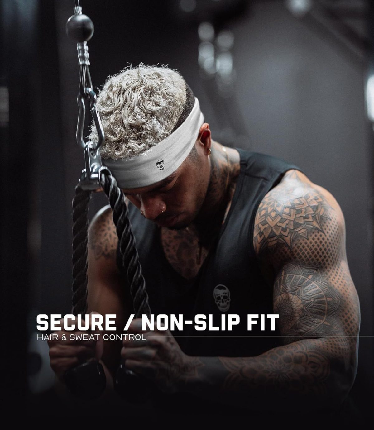 Workout Headbands for Men & Women-Comfortable Sweat Absorbing Band to Keep Hair Back During Running Sports Gym Cycling and Outdoor Activities - Image 9