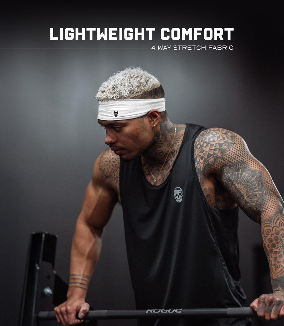 Workout Headbands for Men & Women-Comfortable Sweat Absorbing Band to Keep Hair Back During Running Sports Gym Cycling and Outdoor Activities - Image 11