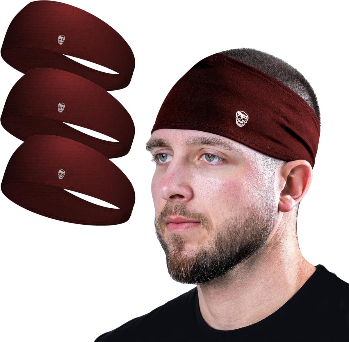 Workout Headbands for Men & Women-Comfortable Sweat Absorbing Band to Keep Hair Back During Running Sports Gym Cycling and Outdoor Activities - Image 25