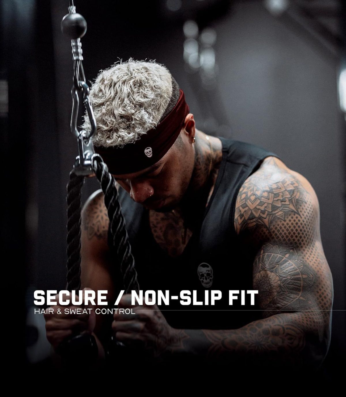 Workout Headbands for Men & Women-Comfortable Sweat Absorbing Band to Keep Hair Back During Running Sports Gym Cycling and Outdoor Activities - Image 30