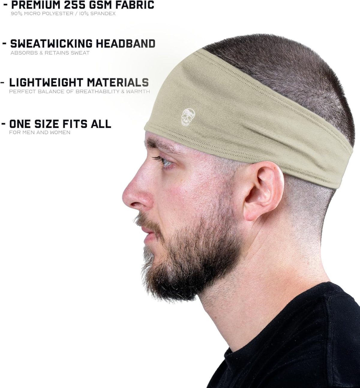 Workout Headbands for Men & Women-Comfortable Sweat Absorbing Band to Keep Hair Back During Running Sports Gym Cycling and Outdoor Activities - Image 3