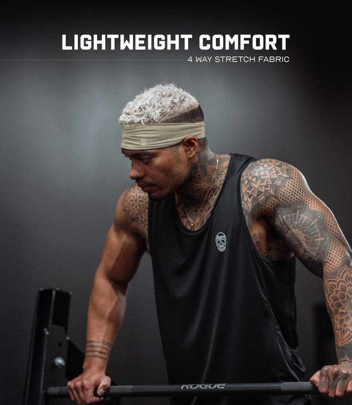 Workout Headbands for Men & Women-Comfortable Sweat Absorbing Band to Keep Hair Back During Running Sports Gym Cycling and Outdoor Activities - Image 5