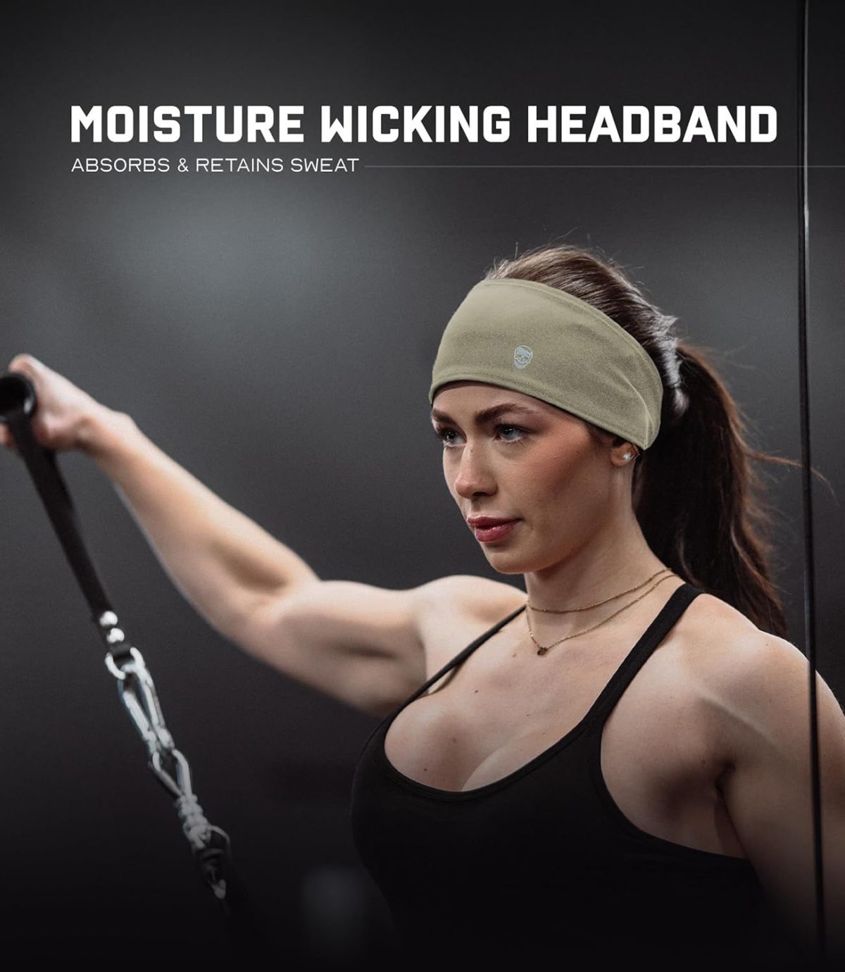 Workout Headbands for Men & Women-Comfortable Sweat Absorbing Band to Keep Hair Back During Running Sports Gym Cycling and Outdoor Activities - Image 6