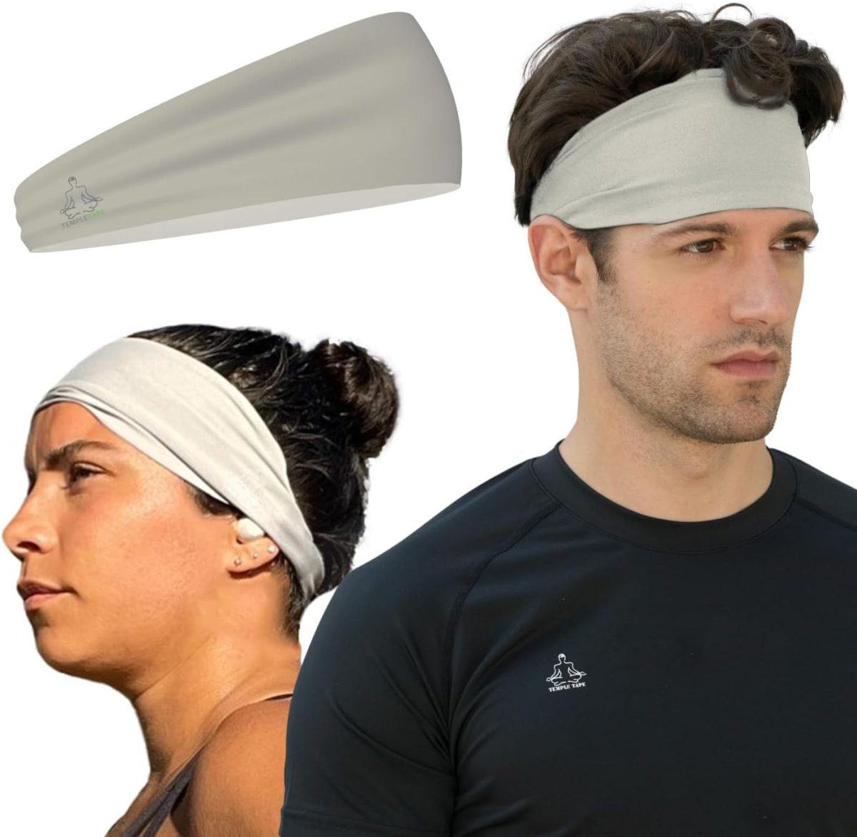 Sweat Band Workout Headbands for Women and Men - Sweatbands for Men - Moisture Wicking Sports Sweat Bands Headbands for Women, Running,Cycling,Yoga,Football Headband - Image 35