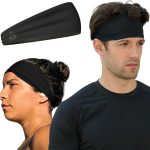 Sweat Band Workout Headbands for Women and Men - Sweatbands for Men - Moisture Wicking Sports Sweat Bands Headbands for Women, Running,Cycling,Yoga,Football Headband