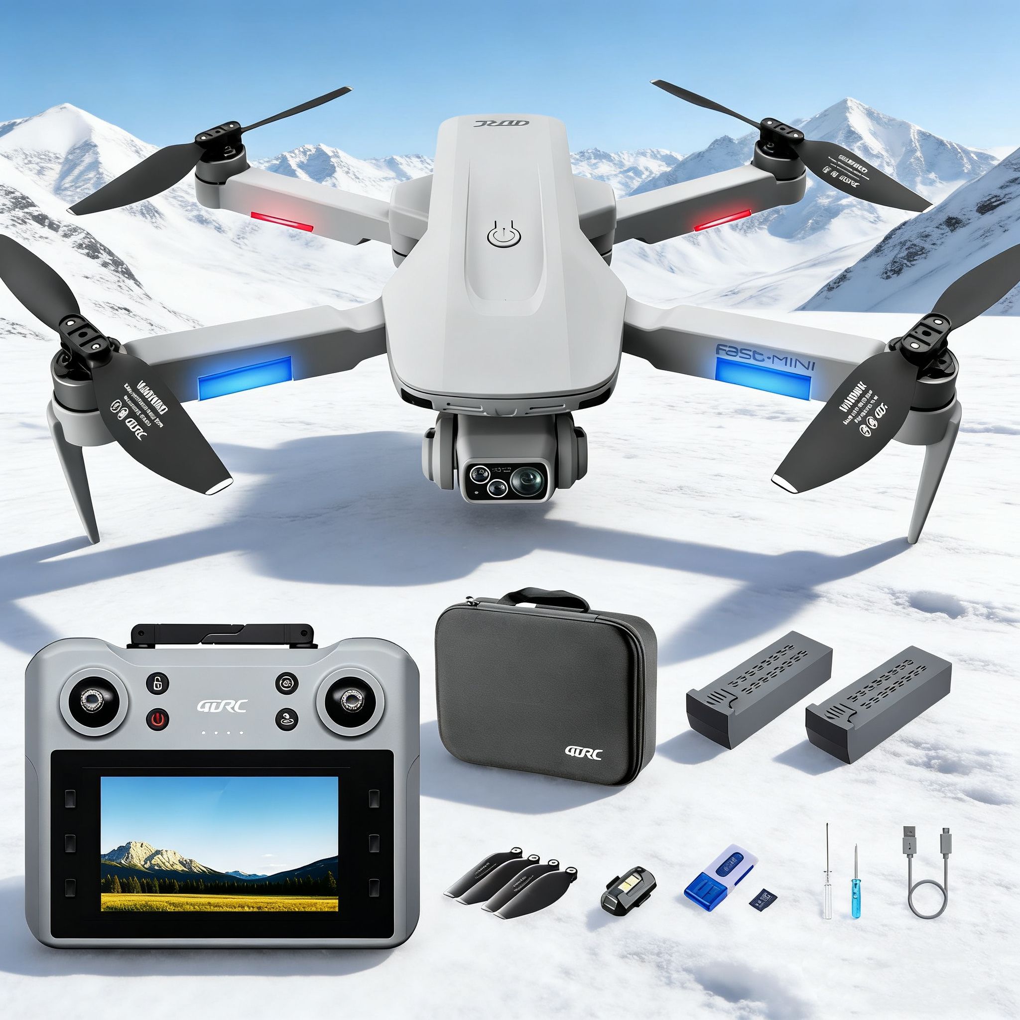 d01027hkqng.jpg 4DF8 4.5" Screen GPS Drone with Camera for Adults, Auto Return/Follow Me 5G FPV,gifts - Image 1