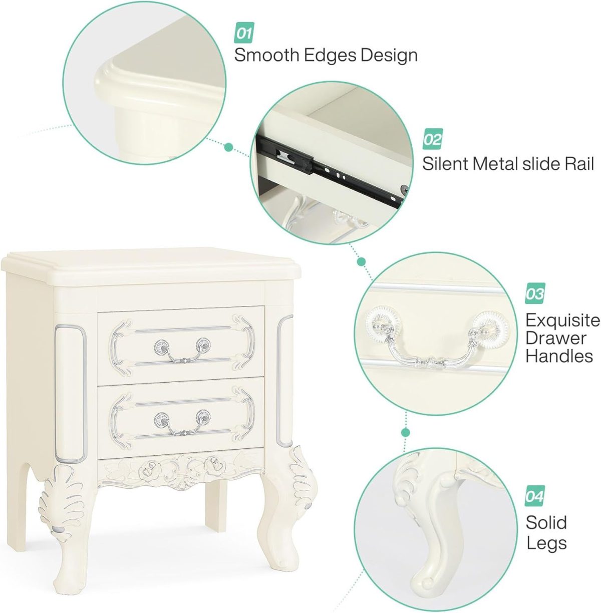 old SKU:D0102X3Y5UY   Nightstand - Image 4