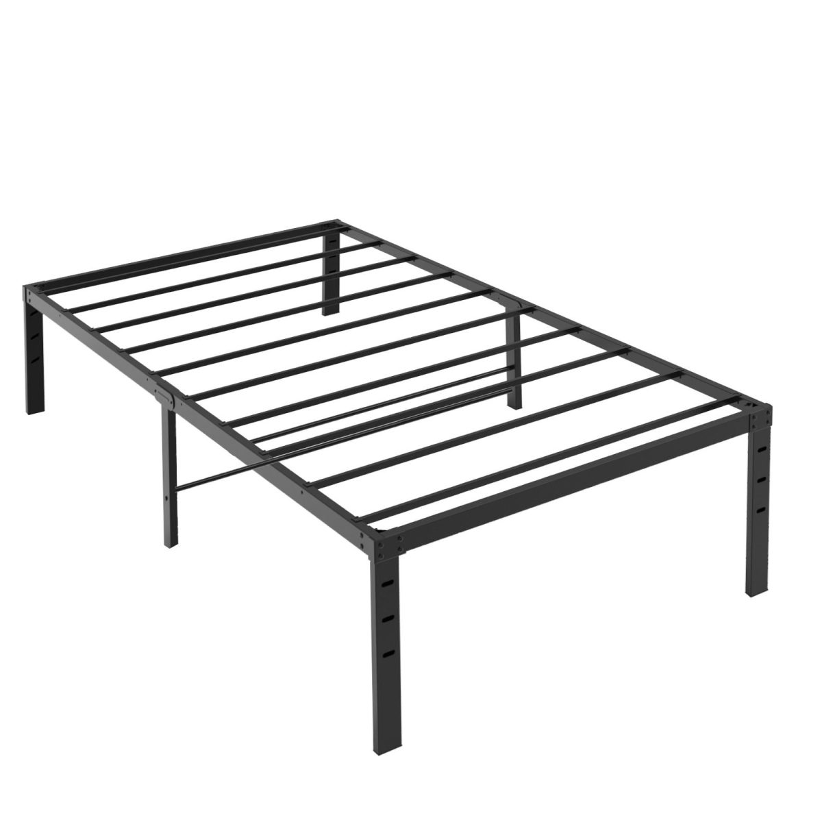 14 Inch Heavy Duty Metal Bed Frame with Under Bed Storage, No Box Spring Platform Bed Base, Tool Free Easy Assembly Steel Mattress Foundation for Bedroom - Image 9