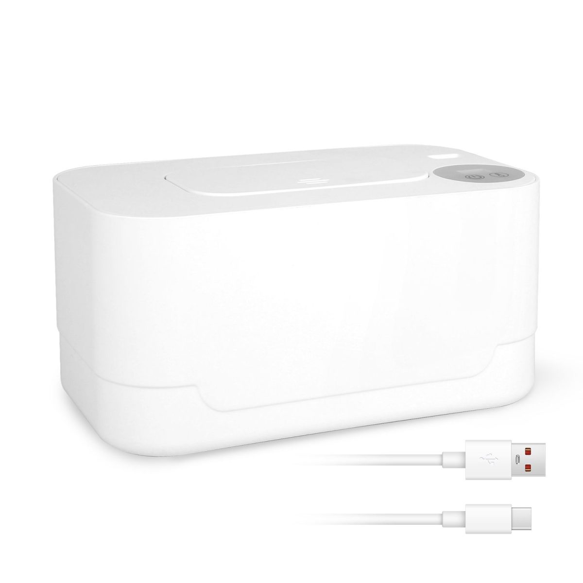 Baby Wipe Warmer With 3 Temperature Settings Type-C Powered Baby Wet Wipes Dispenser With Night Light Large Capacity Diaper Wipe Warmer For Baby - Image 7