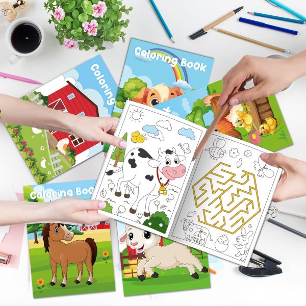 Farm Maze Book for Kids - Educational Fun, Interactive Puzzles, Durable Pages! Develop Cognitive Skills, Perfect for Toddlers/Preschoolers, Great Gift for Birthdays/Christmas/Holidays!