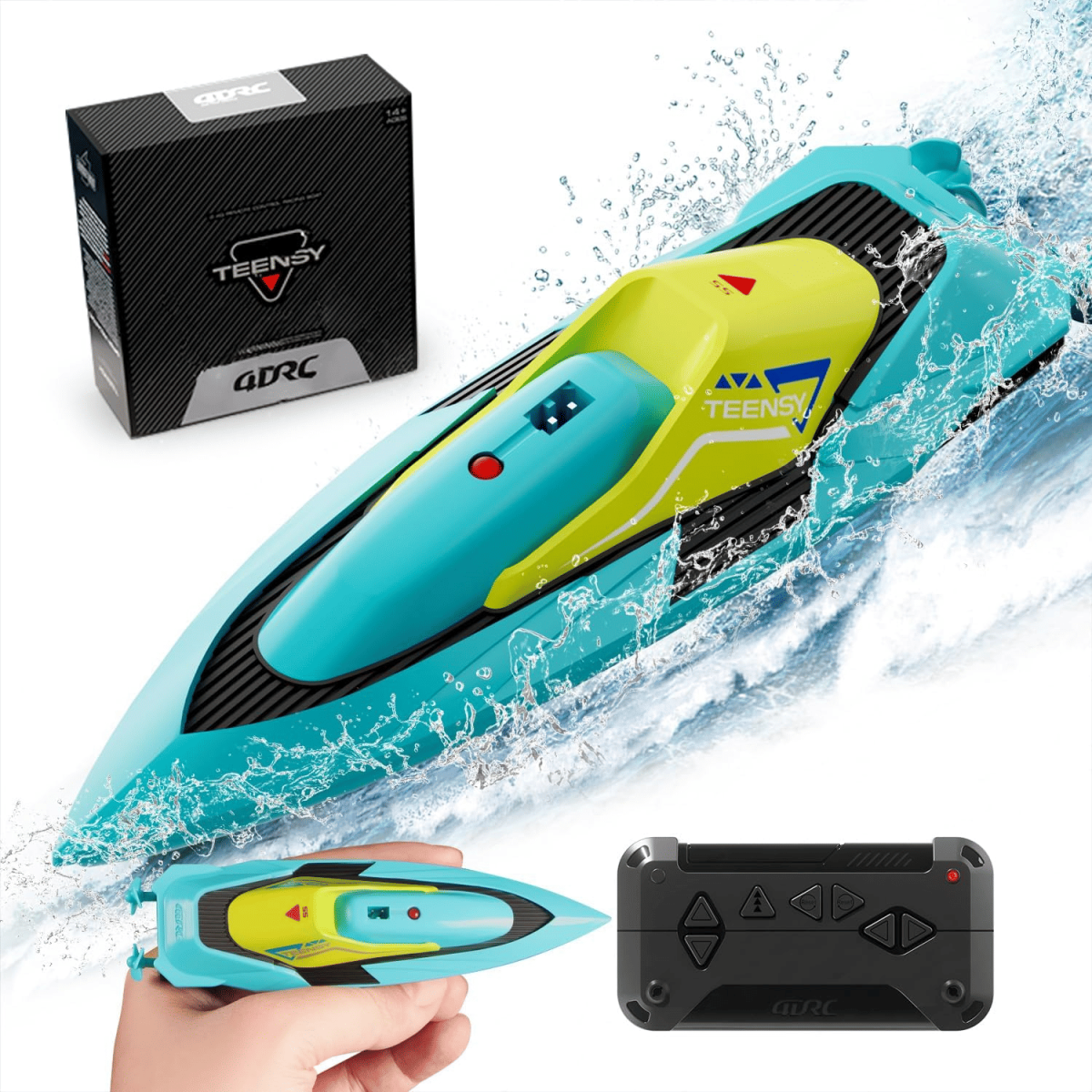 4DRC S5 Fast RC Boat 2.4 GHz 20+ MPH Racing Boats for Pools and Lakes,Remote Control, and  Rechargeable Boat Battery for Adults and Kids - Image 11