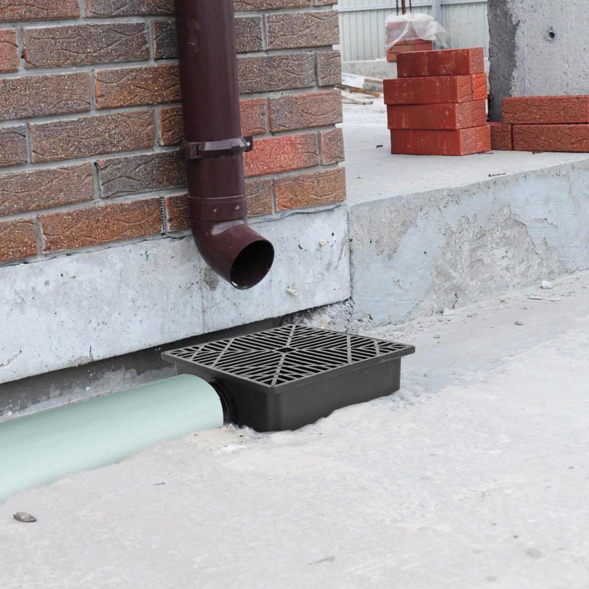 2Pcs 4.9FT Flexible Extendable Hose Gutter Downspout Extension Low Profile No Deep Digging Catch Basin Downspout Extender with  For House Foundation Protection - Image 6