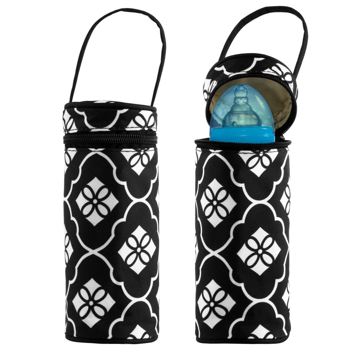 5PCS Baby Nappy Diaper Bags Set Mummy Diaper Shoulder Bags w/ Nappy Changing Pad Insulated Pockets Travel Tote Bags For Mom Dad - Image 40