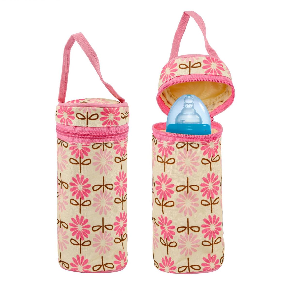 5PCS Baby Nappy Diaper Bags Set Mummy Diaper Shoulder Bags w/ Nappy Changing Pad Insulated Pockets Travel Tote Bags For Mom Dad - Image 31