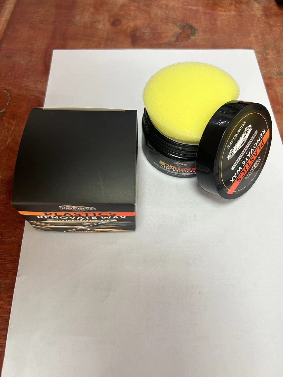 HOMONTH Automotive Interior Plastic Care Paste, 1 Kit - Image 3