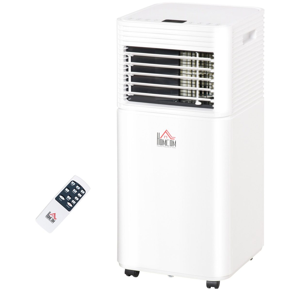 8000 BTU Mobile Air Conditioner for Cooling and Dehumidifying, Remote Control, 24H Timer, LED Display, White - Image 11
