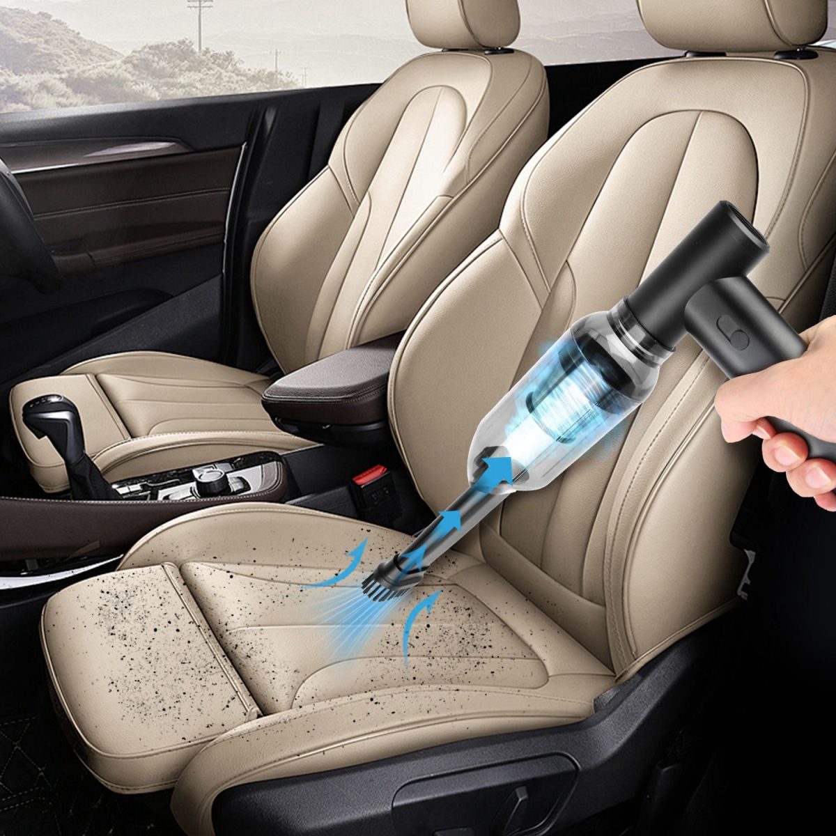 Compressed Air Duster Brushless Motor 250000RPM Stepless Variable Speed 10000mAh Battery Cordless Dust Blower Vacuum Cleaner Portable Jet Dry Blower for PC Keyboard Car Home - Image 8