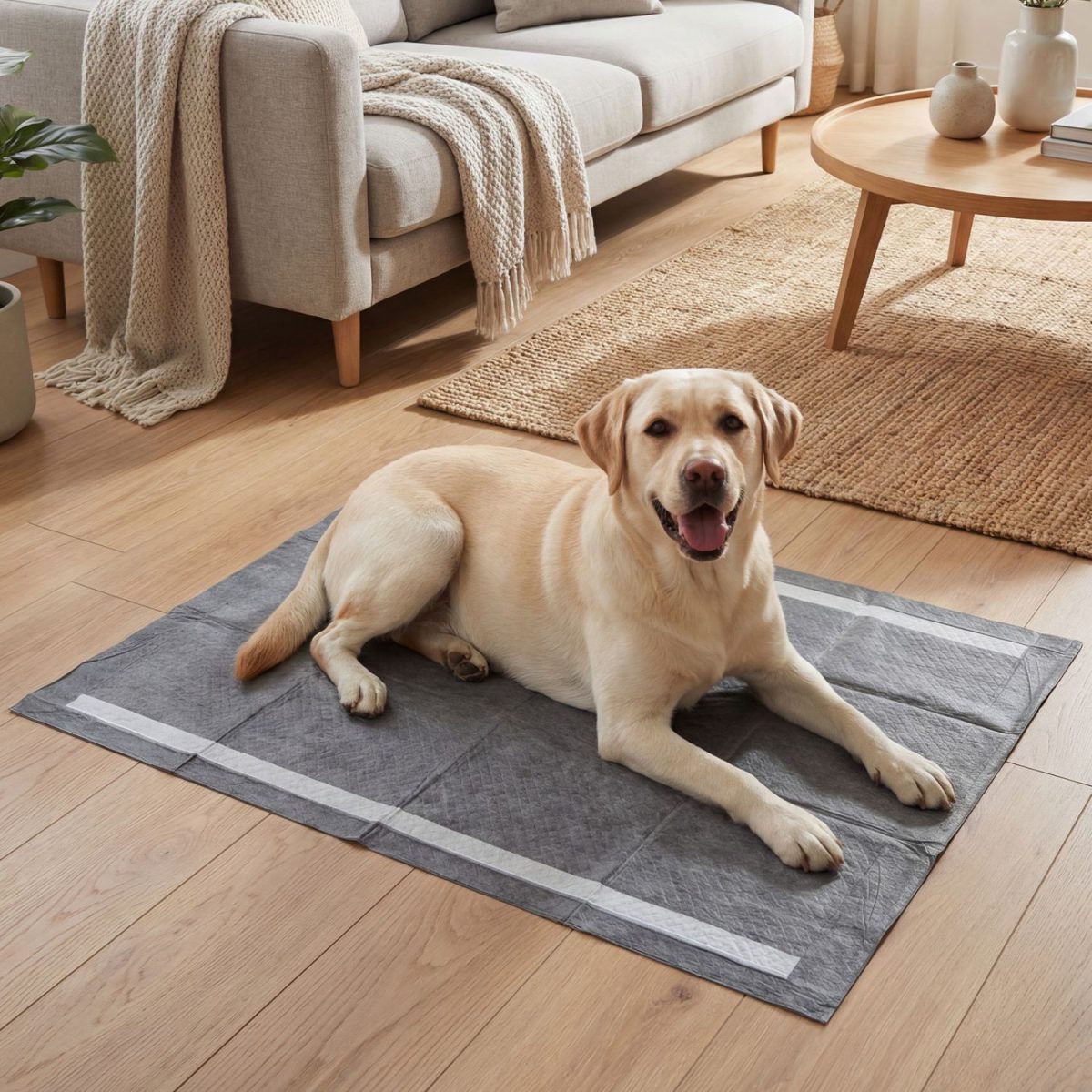 35.5" x 24" Charcoal Dog Pee Pads 6-Layer for Dogs - Image 2