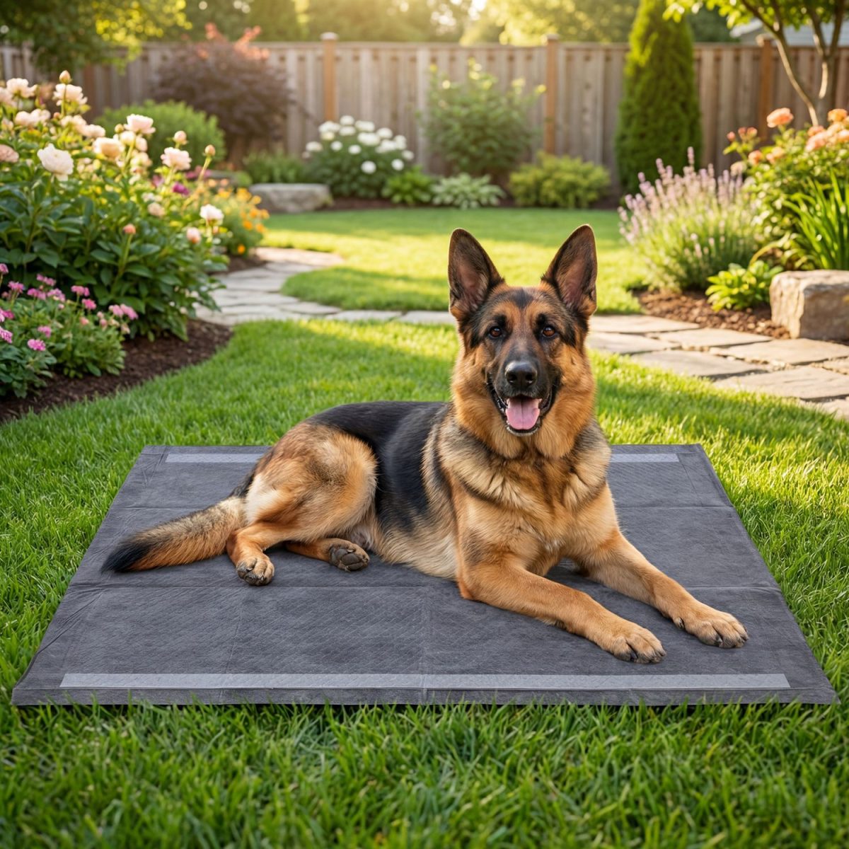35.5" x 24" Charcoal Dog Pee Pads 6-Layer for Dogs - Image 3