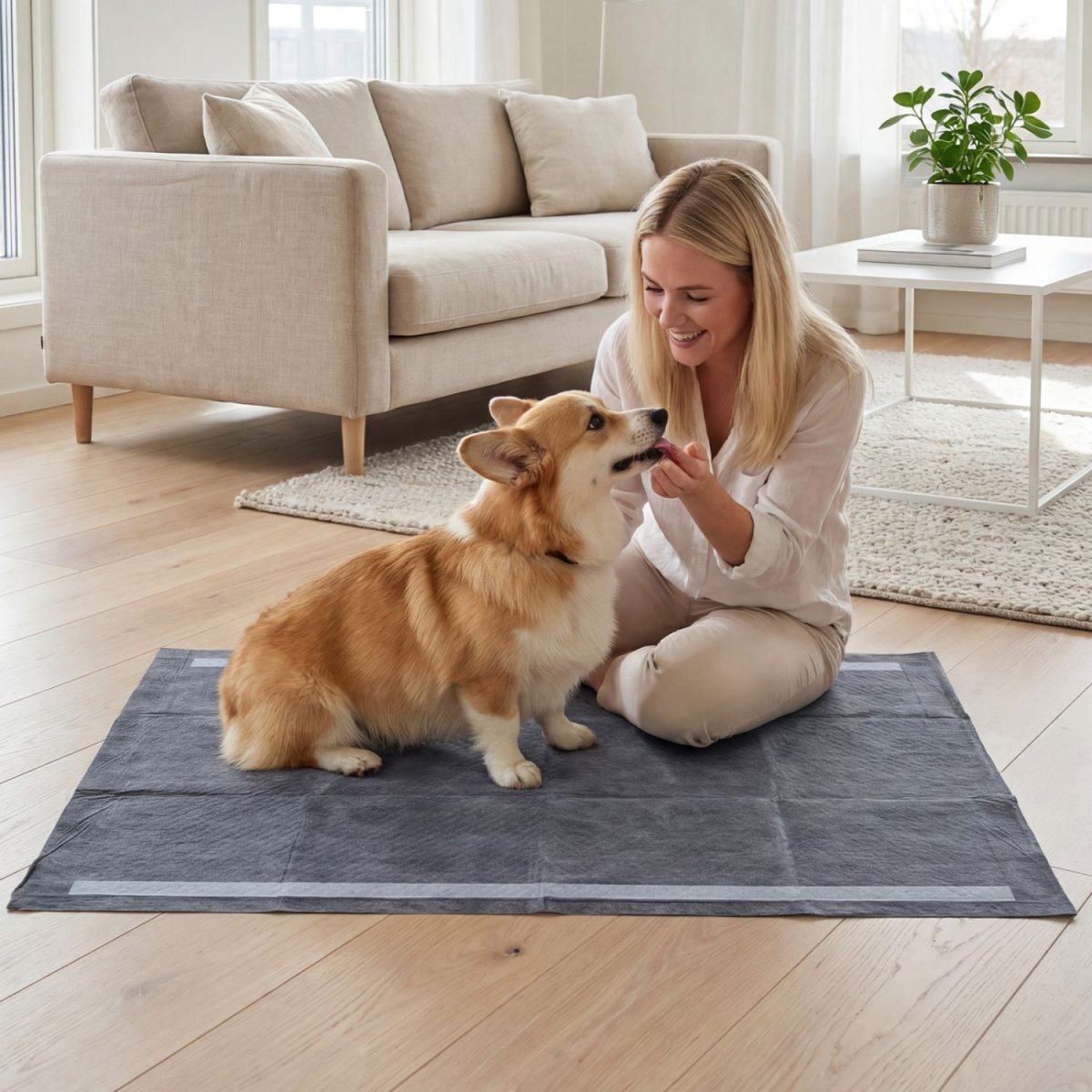 35.5" x 24" Charcoal Dog Pee Pads 6-Layer for Dogs - Image 5