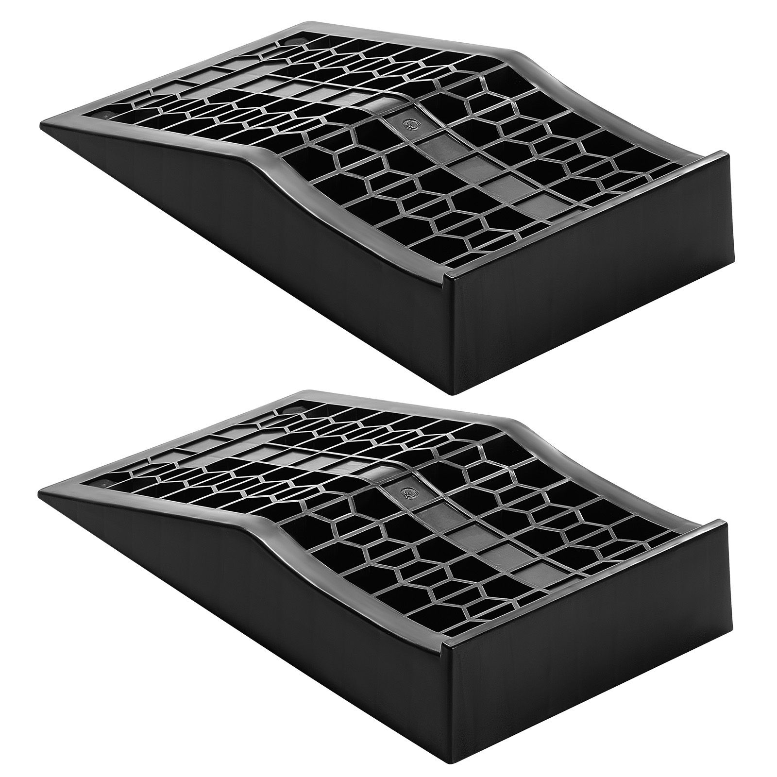 d01027r4256.jpg Car Ramps, 2 PCS 20000 lbs GVW Capacity, 2.6 in Lift Height, Portable Low Profile Car Service Ramps for Home Garage Maintenance & Oil Changes, Heavy Duty for Low Chassis Vehicle & Support Jack - Image 1