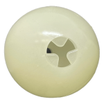 4" Glow-in-the-Dark Dog Ball - Treat Dispenser & Water Toy | USA Made