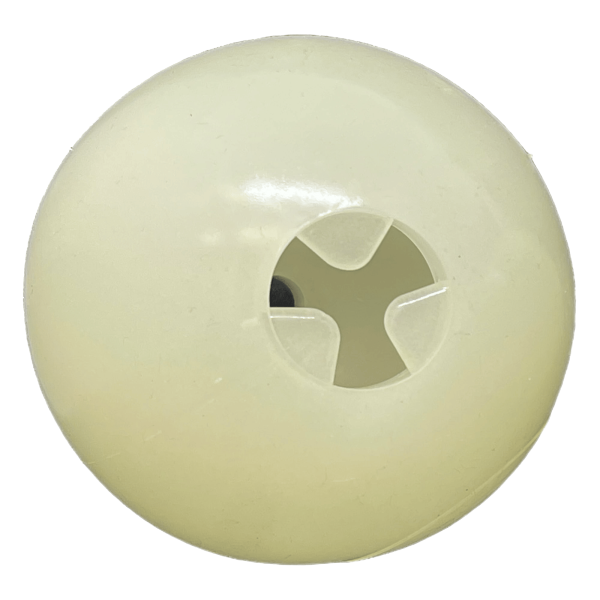 4" Glow-in-the-Dark Dog Ball - Treat Dispenser & Water Toy | USA Made