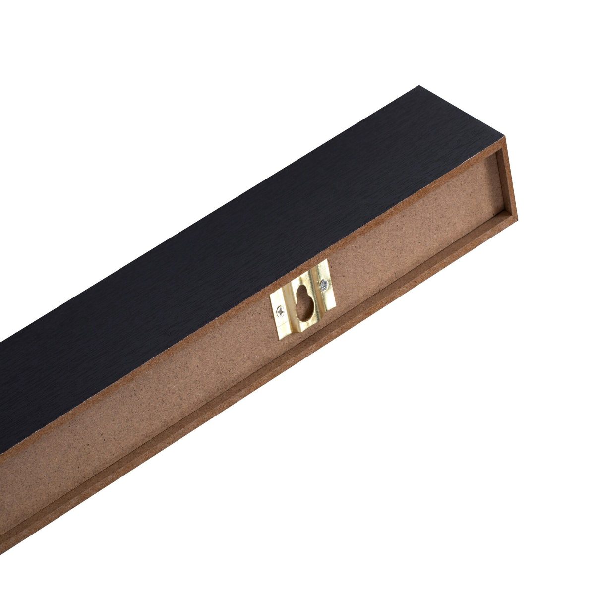 Floating Shelves 18.11" Wall Mounted Wood Shelves for Bathroom, Bedroom, Living Room, Kitchen, Hanging Shelf for Books/Storage/Decor with Invisible Brackets, Built-in LED Lighting, Black - Image 6