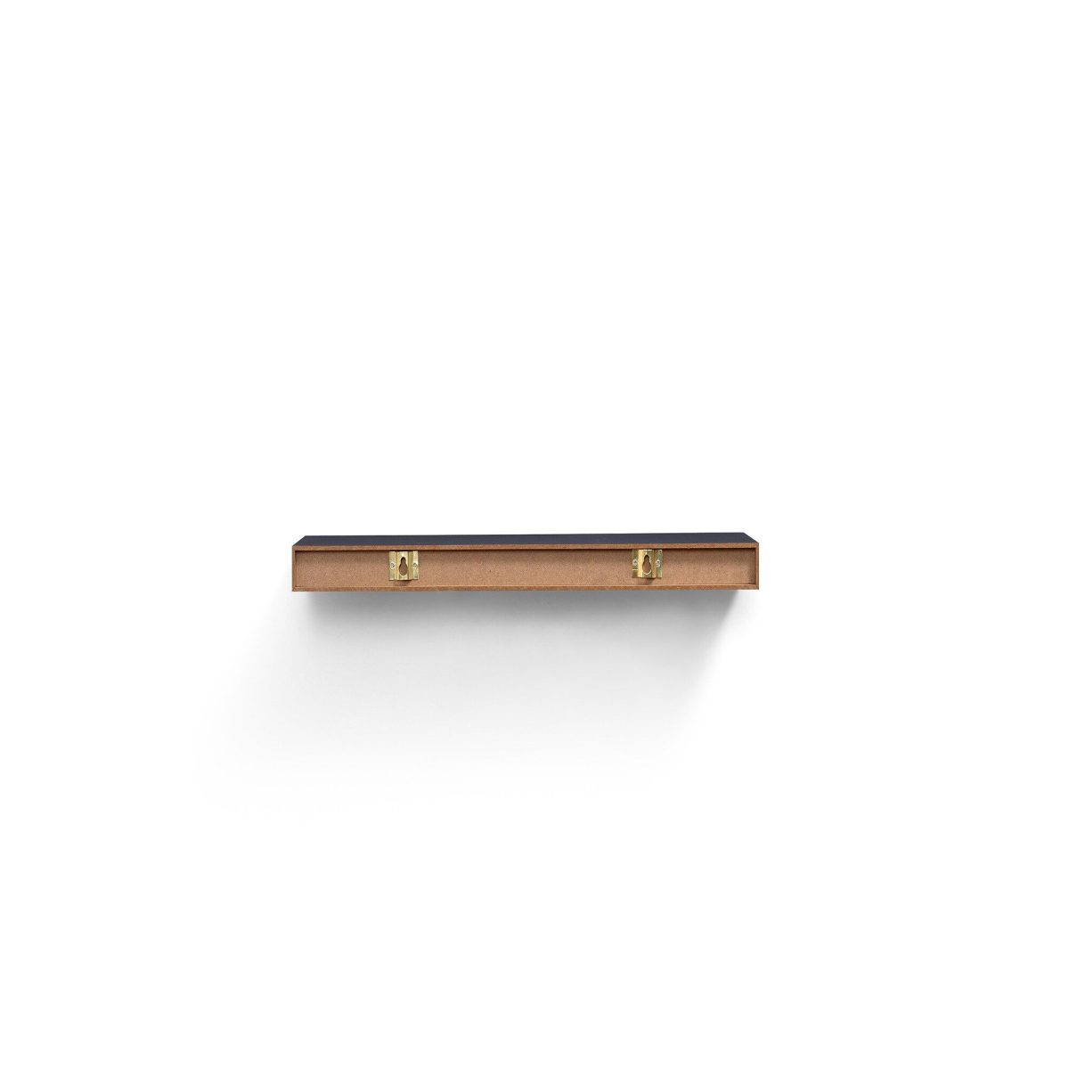 Floating Shelves 18.11" Wall Mounted Wood Shelves for Bathroom, Bedroom, Living Room, Kitchen, Hanging Shelf for Books/Storage/Decor with Invisible Brackets, Built-in LED Lighting, Black - Image 7