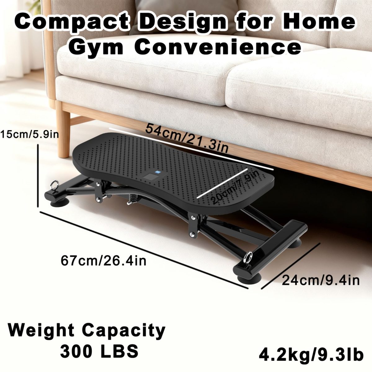 Sliding Ski Simulator with Resistance Bands - Indoor Skiing Fitness Equipment for Home Gym, With Resistance Bands & Non-Slip Base, Full-Body Cardio Training Machine for Core, Leg & Arm Workout - Image 8