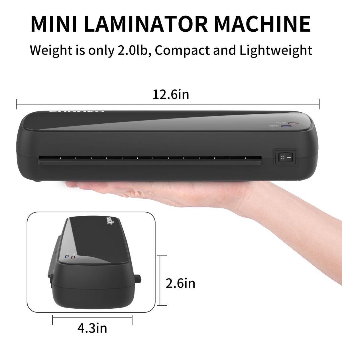 4-In-1Laminator Machine,It has Quick Warm-Up, Fast Laminating Documentation and Photos, Increases Their Long-Term Color Preservation. Suitable for Family, Office and School(FBA shipping) - Image 4
