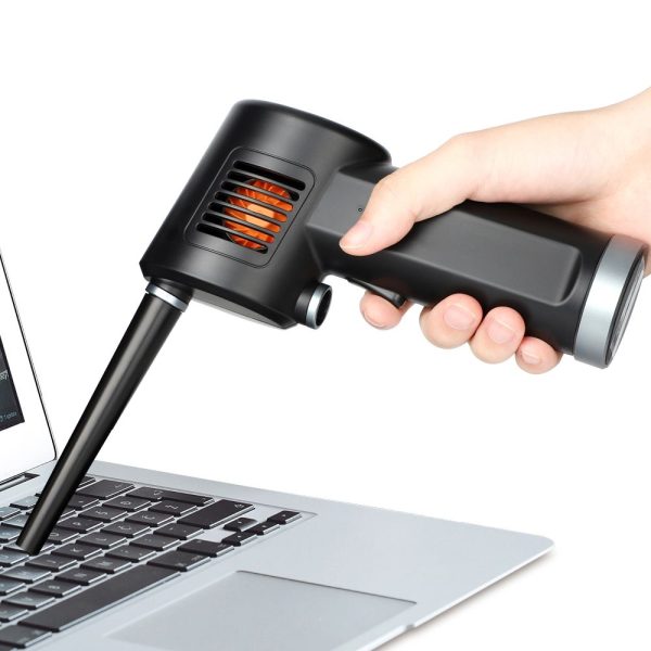 Compressed Air Duster;  New Generation Canned Air;  36000 RPM Electric Air Can for Computer Keyboard Electronics Cleaning;  8000mAh Rechargeable Battery;  Reusable Dust Destroyer
