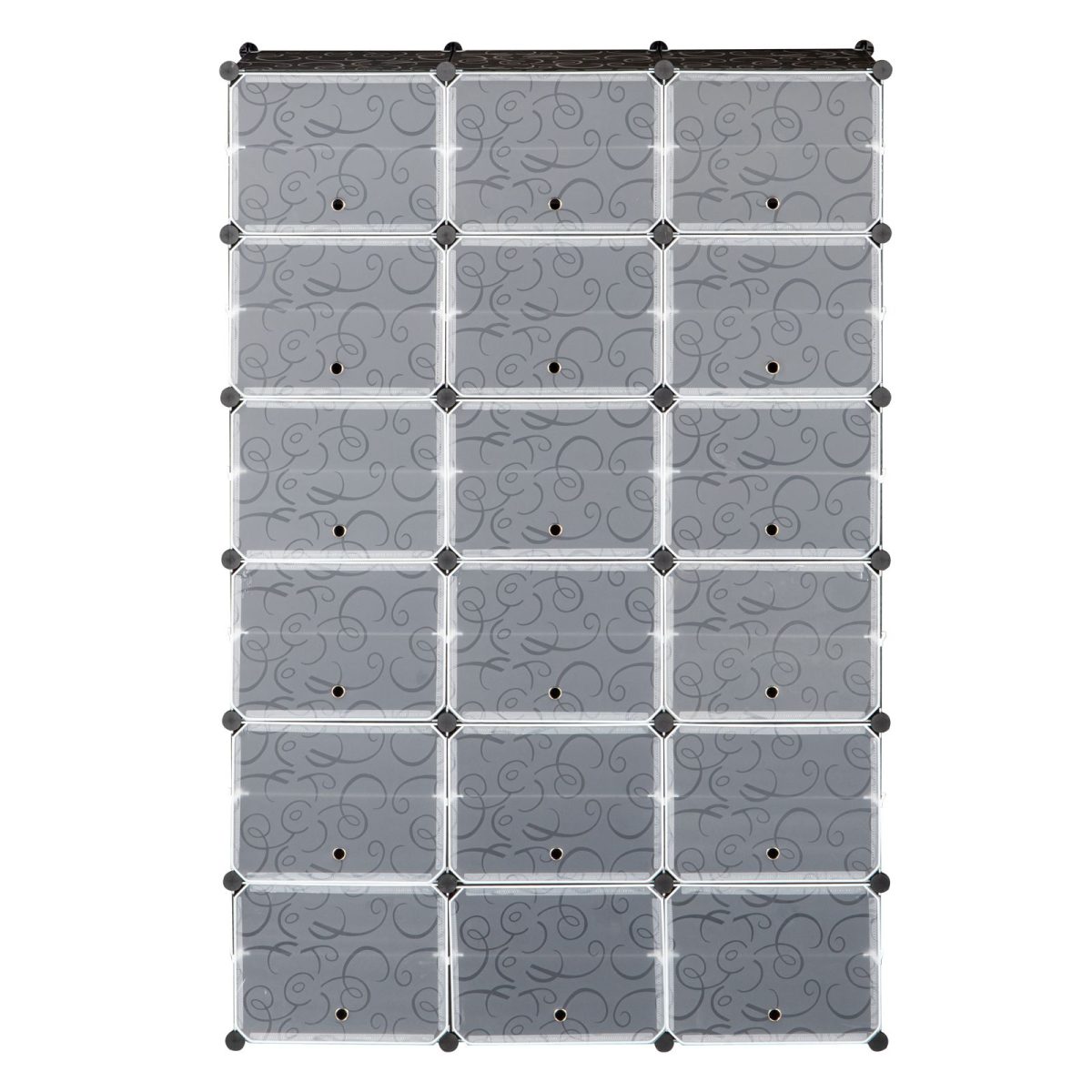 12-Tier Portable 72 Pair Shoe Rack Organizer 36 Grids Tower Shelf Storage Cabinet Stand Expandable for Heels, Boots, Slippers, Black - Image 12