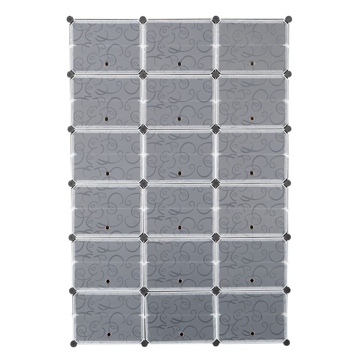 12-Tier Portable 72 Pair Shoe Rack Organizer 36 Grids Tower Shelf Storage Cabinet Stand Expandable for Heels, Boots, Slippers, Black - Image 10