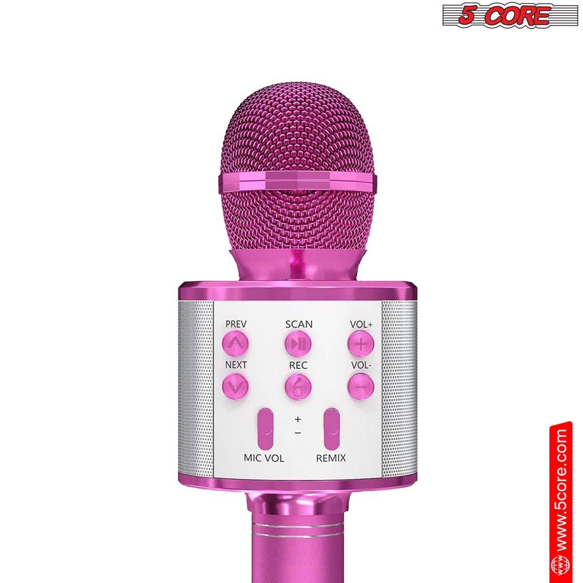 5 Core Microphone Wireless Karaoke Mic With Speaker 3 in 1 Portable Bluetooth Microfono Inalambrico - Image 11