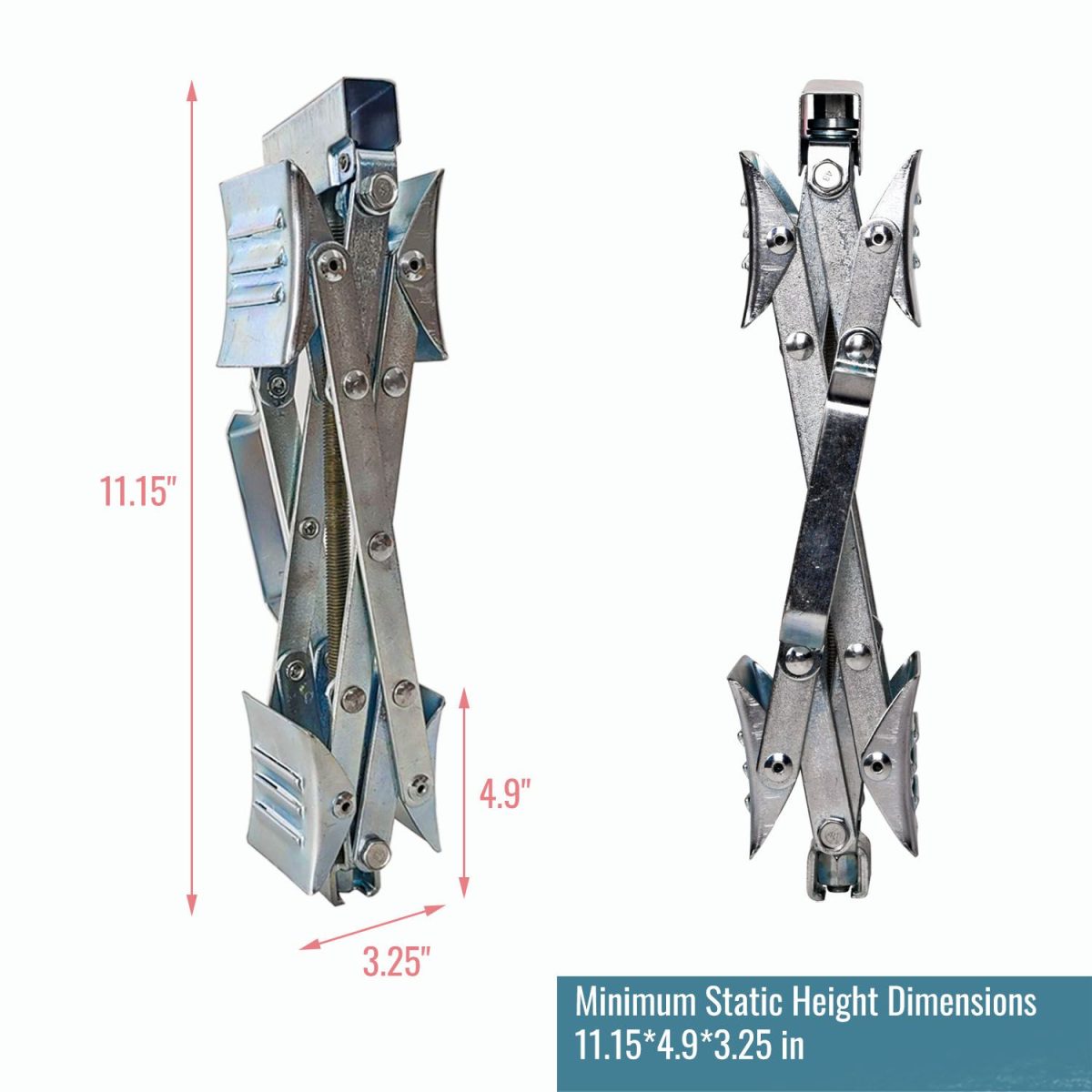 Wheel Stabilizer RV Tire Stabilizers X-Shaped Wheel Chock Stabilizer, for Campers Travel Trailers Trucks, Spaced 10.5inch Apart - Image 7