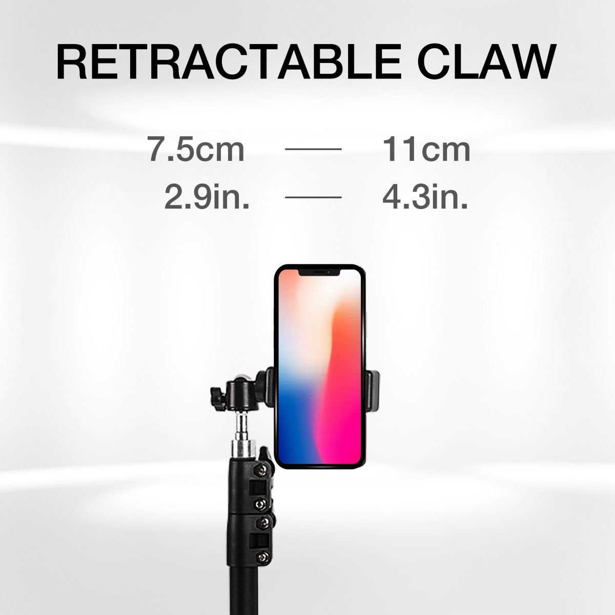 78in Phone Tripod Stand, Extendable and Lightweight Frosted Tripod Stand Cell Phone Mount Holder Wireless Remote for iPhone & Android Phone Photography, Video Recording, Vlogging - Image 5