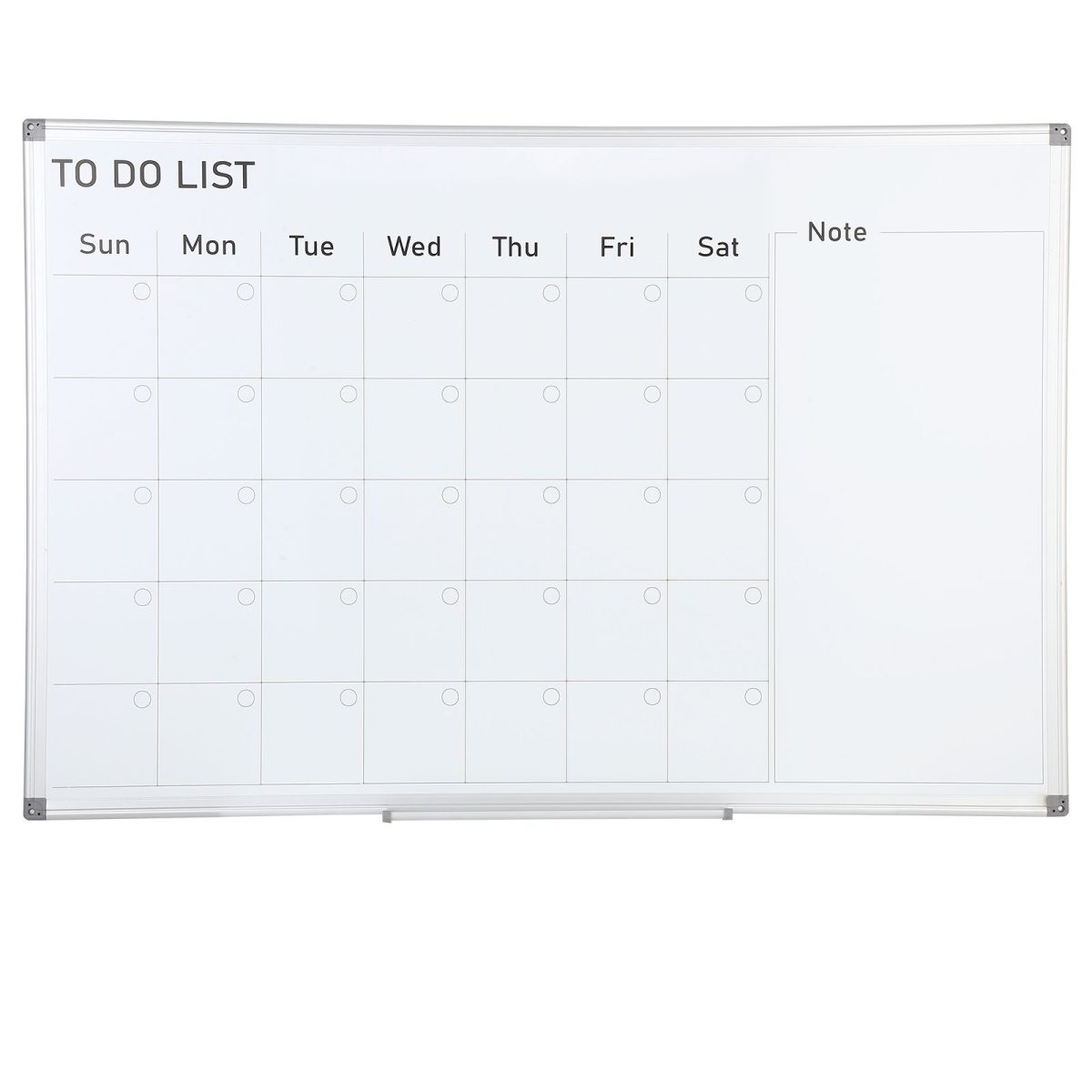 Calendar Whiteboard, 36 x 24 Inches Magnetic Dry Erase Calendar Board, Monthly Planner Whiteboard for Wall, 1 Magnetic Erase & 2 Dry Erase Marker & Movable Tray for Restaurant Office Home School - Image 11