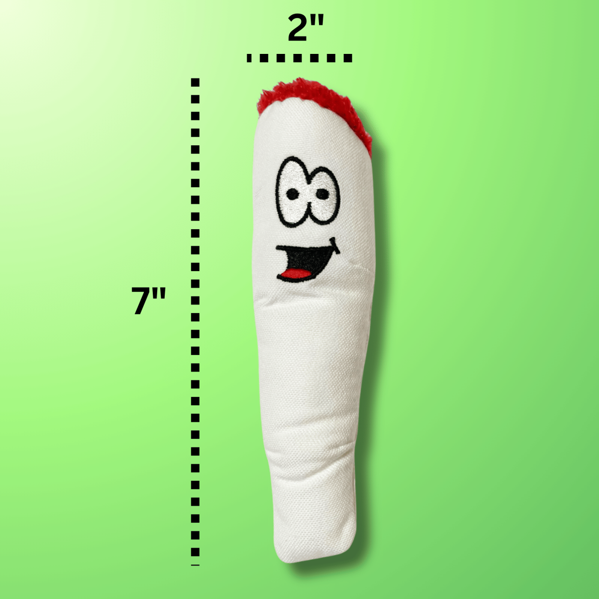 My Name is Jay, Cute Stuffed Parody Joint Dog Toy, Funny Squeaky Weed Toy, Cool Plush Novelty 420 Gift for Pets & Their Owners, Sized for Puppies & Small, Medium & Large Breeds, Fetch & a Photo Prop - Image 7